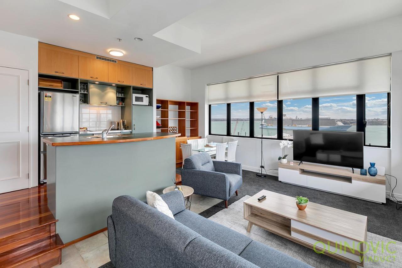 Qv Water View Britomart Apartment With Wifi -557 Оукланд Екстериор снимка